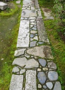 豊かな 敷石 の世界 福岡市博多区の日本庭園 楽水園