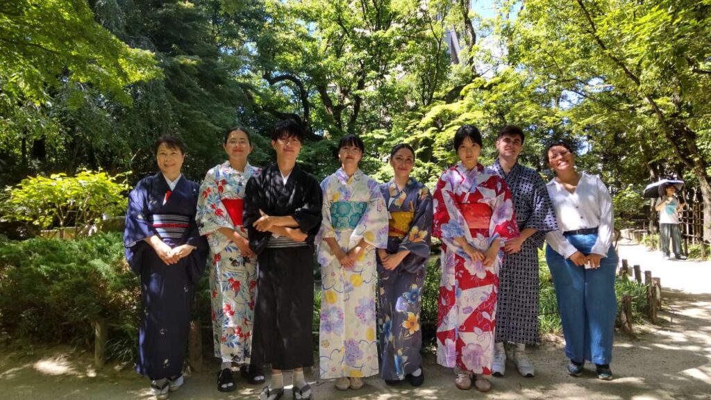 茶道で国際交流