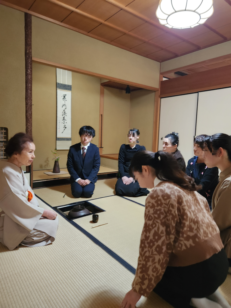 今年最後の初心者茶道教室